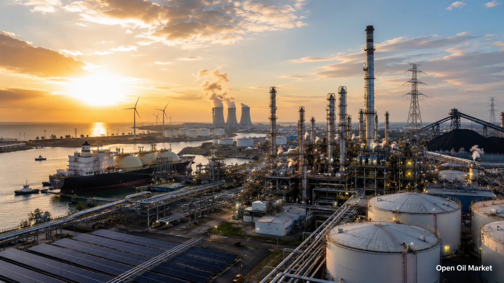 Nieuws olie en gas en energie — maandag, 6 juli 2026: OPEC+ verhoogt productie, olie Brent, gas, LNG en raffinaderijen