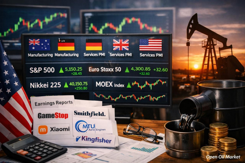 Economische gebeurtenissen en bedrijfsrapporten dinsdag 24 maart 2026: PMI, werkgelegenheid VS en olie