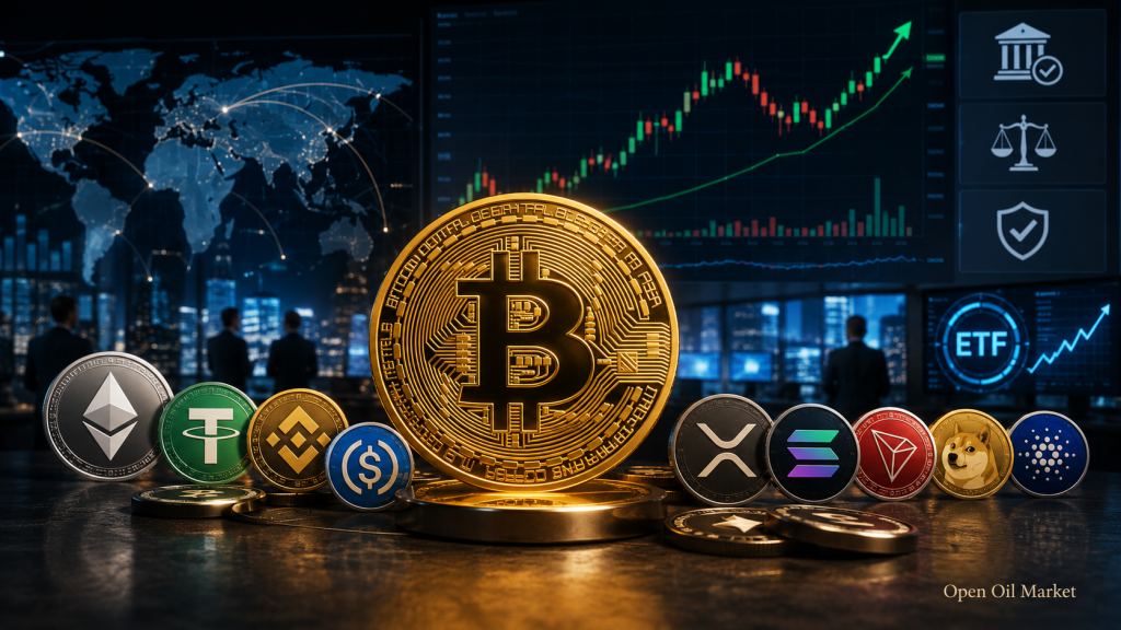 Cryptocurrency Nieuws 6 juli 2026: Bitcoin, ETF, stablecoins en de top 10 cryptocurrencies