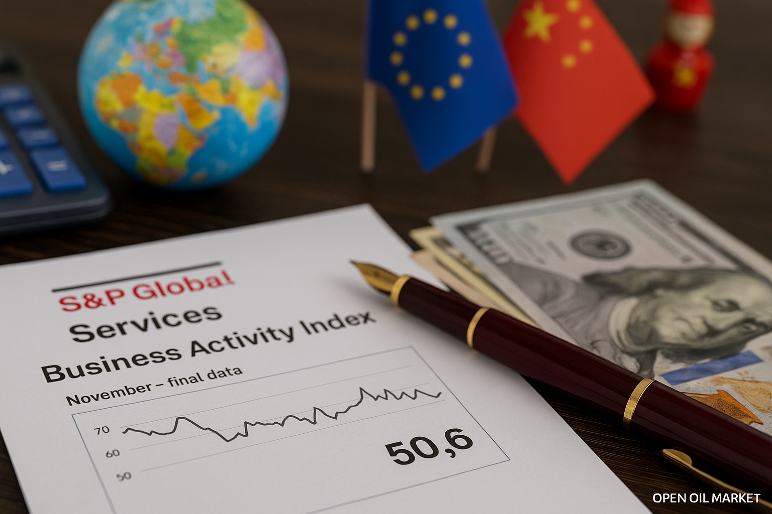 Economische gebeurtenissen en bedrijfsrapporten - woensdag, 3 december 2025: BBP Australië, wereldwijde PMI en olievoorraden