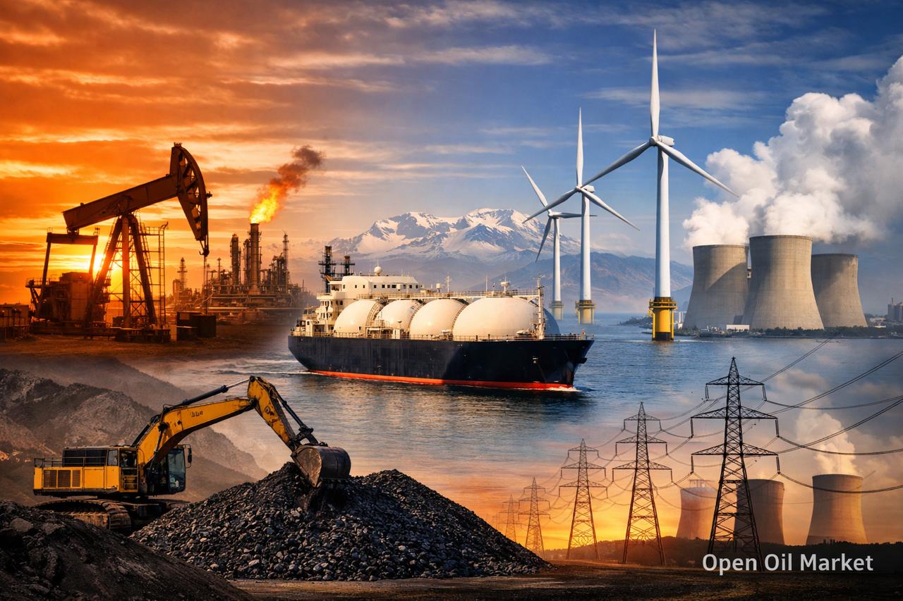 Nieuws olie en gas en energie - Vrijdag 19 december 2025: olie op dieptepunt, gas onder druk, energietransitie en geopolitiek.