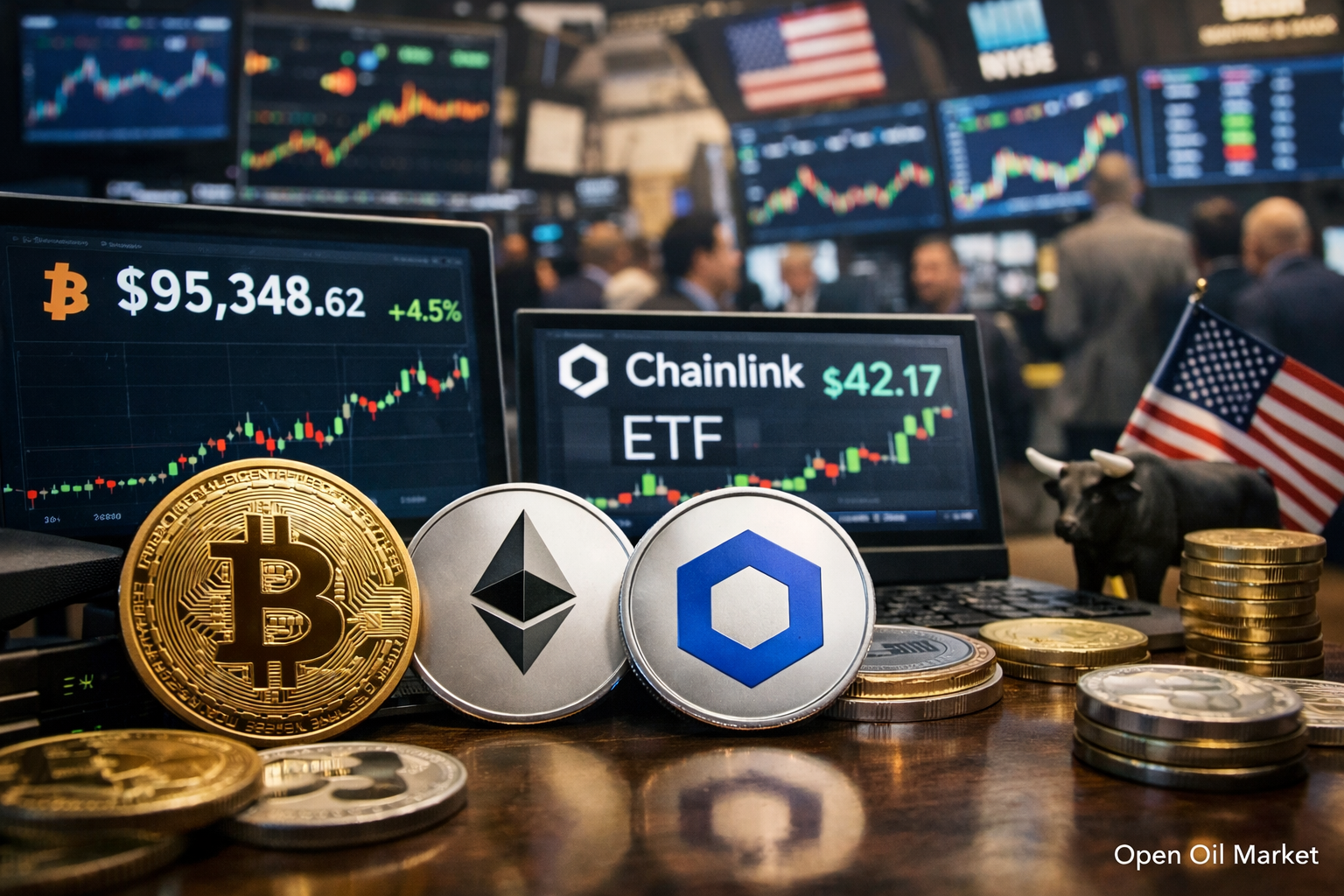 Crypto Nieuws, donderdag, 15 januari 2026 Chainlink-ETF komt naar de NYSE.