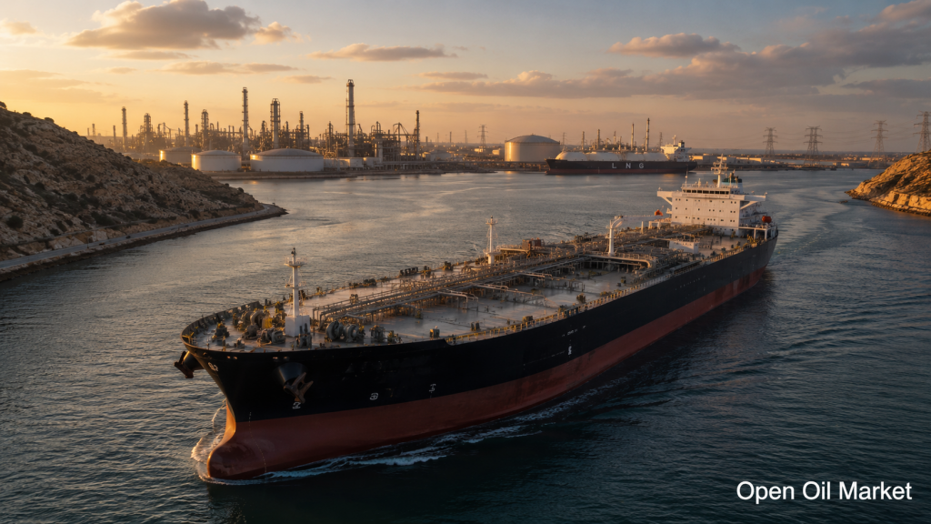 Wereldwijde olie- en energiemarkt 2 juli 2026 tanker, raffinaderij, LNG-terminal en elektriciteitsnetten