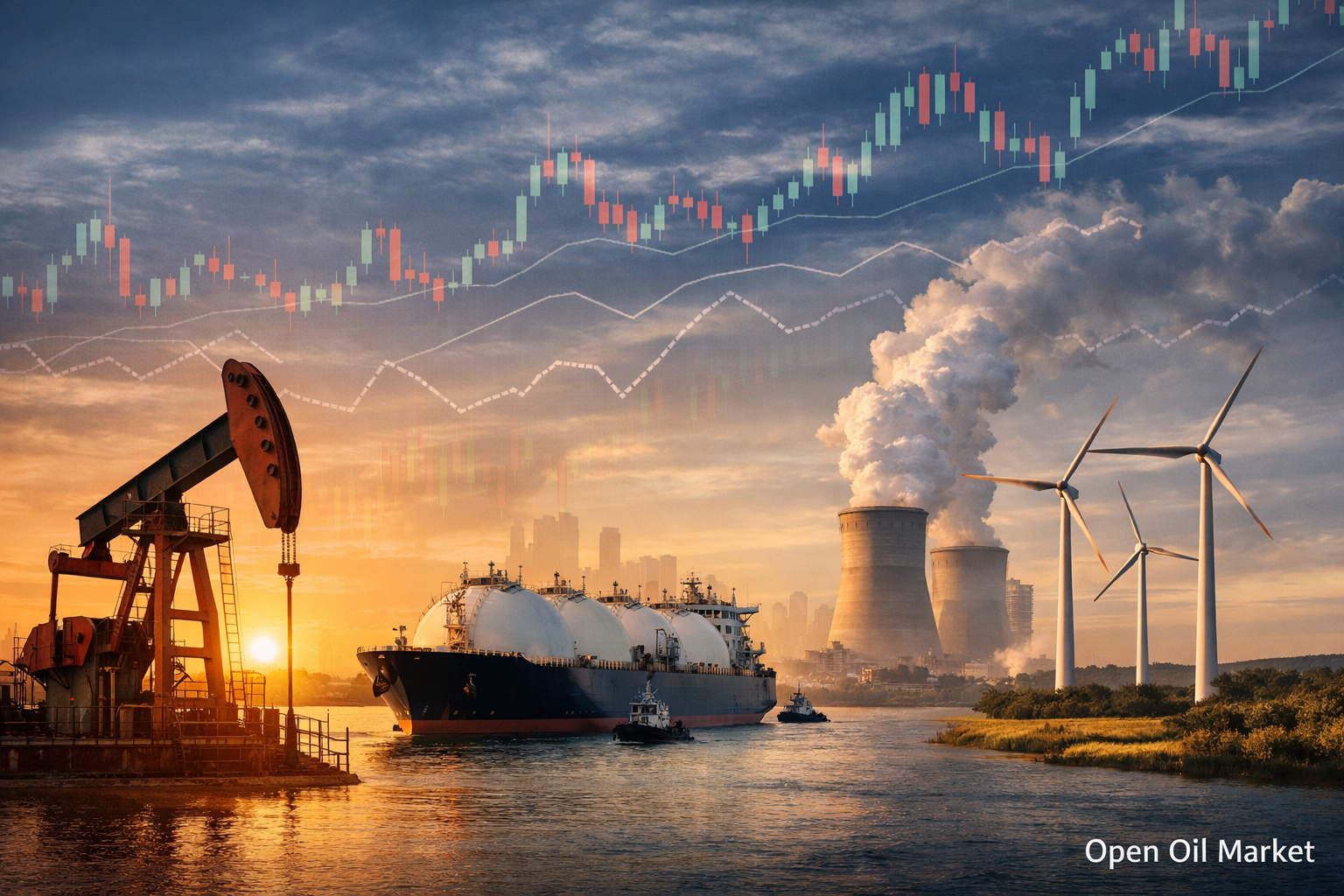 Nieuws olie en gas en energie, donderdag 18 december 2025: olie op een meerjarig dieptepunt tegen de achtergrond van hoop op vrede in Oekraïne