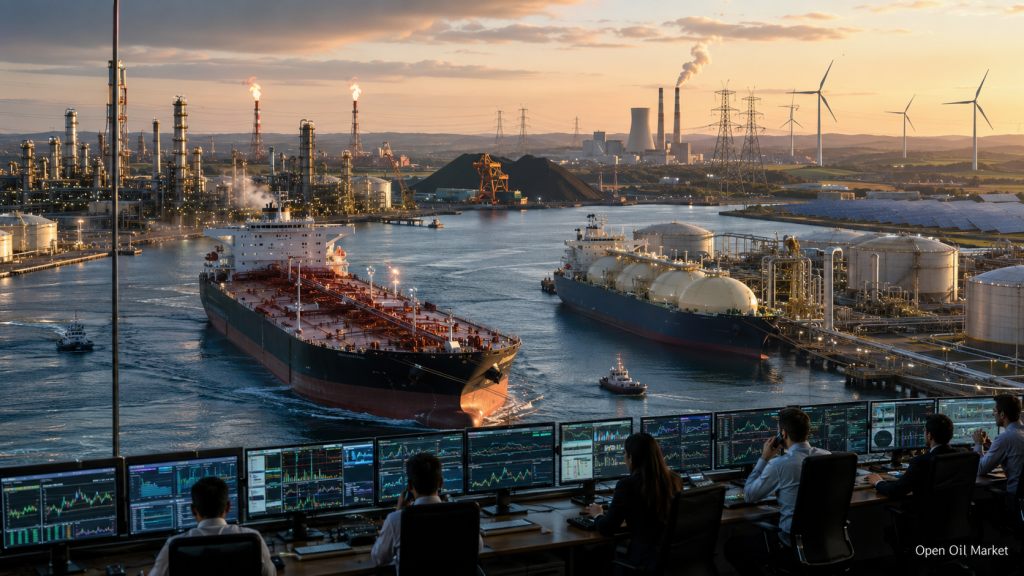 Nieuws olie en gas en energie - donderdag 28 mei 2026: olie daalt op hoop voor de Straat van Hormuz