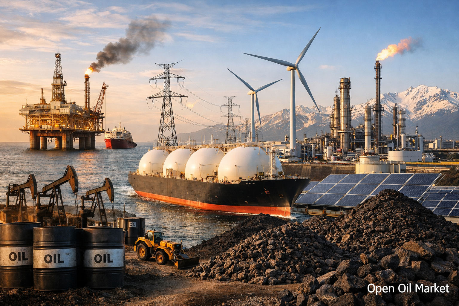 Nieuws olie- en gasindustrie en energie — dinsdag, 24 februari 2026: Europa op recordimport van LNG, olie in de verwachte OPEC+ corridor.