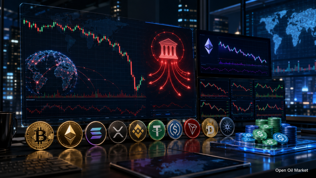 Cryptocurrencynieuws, vrijdag 5 juni 2026: bitcoin onder druk door ETF-uitstromen, markt zoekt steun in regulering en stablecoins