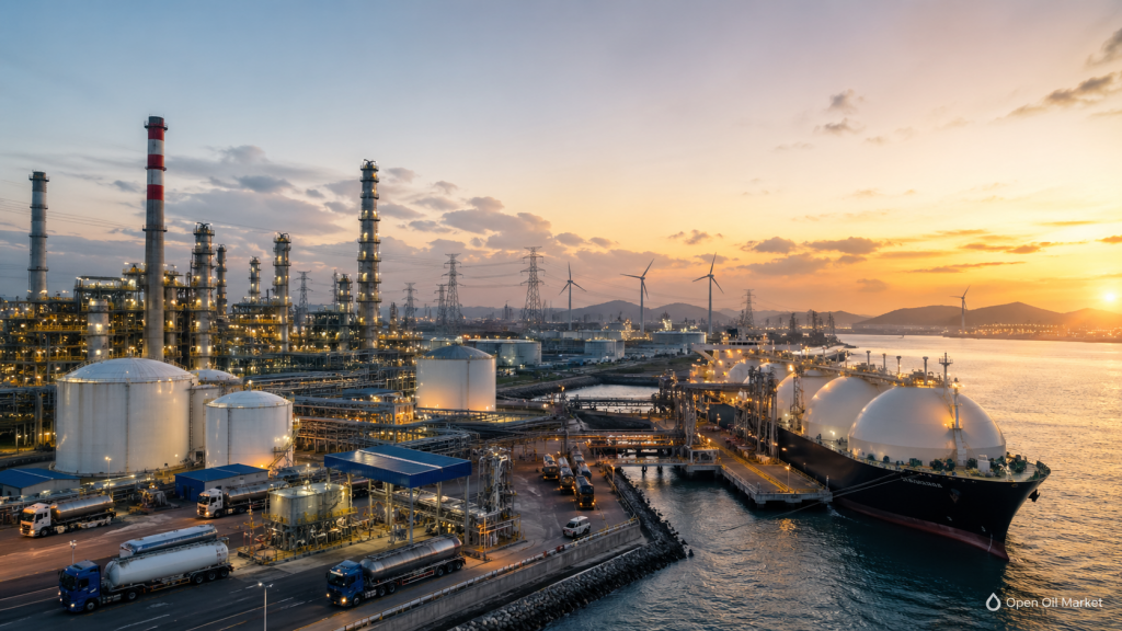 Nieuws olie en gas en energie, vrijdag 1 mei 2026: olie na prijsimpact, LNG wordt duurder, raffinaderijen profiteren van brandstoftekort