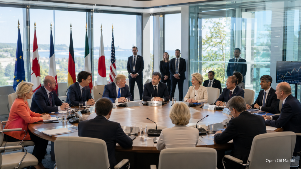 Economische evenementen en bedrijfsrapporten, maandag 15 juni 2026: G7 in Frankrijk, EU-onderhandelingen, Lagarde en industrie VS