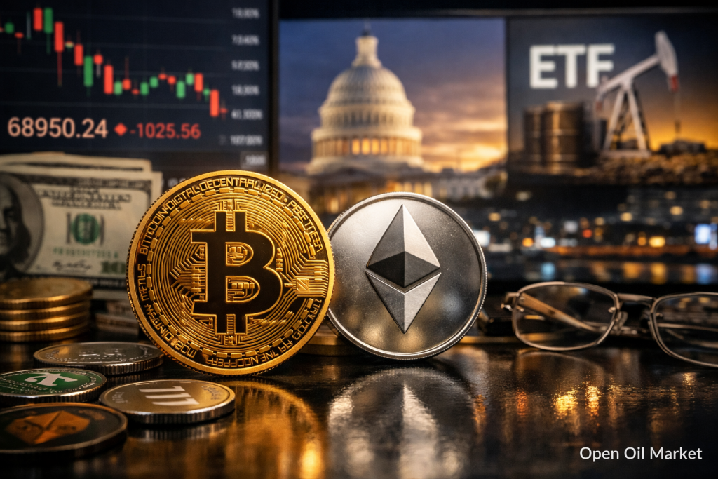Nieuws cryptocurrency, vrijdag 27 maart 2026 — Bitcoin onder 70000, ETF en top-10 cryptocurrencies