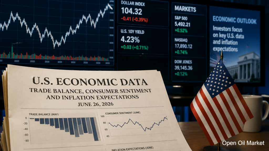 Macroeconomische gegevens van de VS en bedrijfsrapporten op 26 juni 2026 voor investeerders