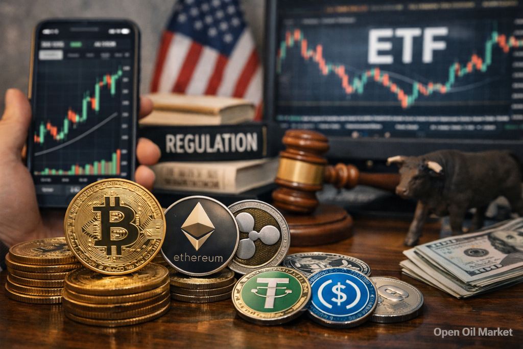 Cryptovaluta nieuws, dinsdag 7 april 2026: bitcoin houdt leiderschap, stablecoins en ETF's vormen de markt