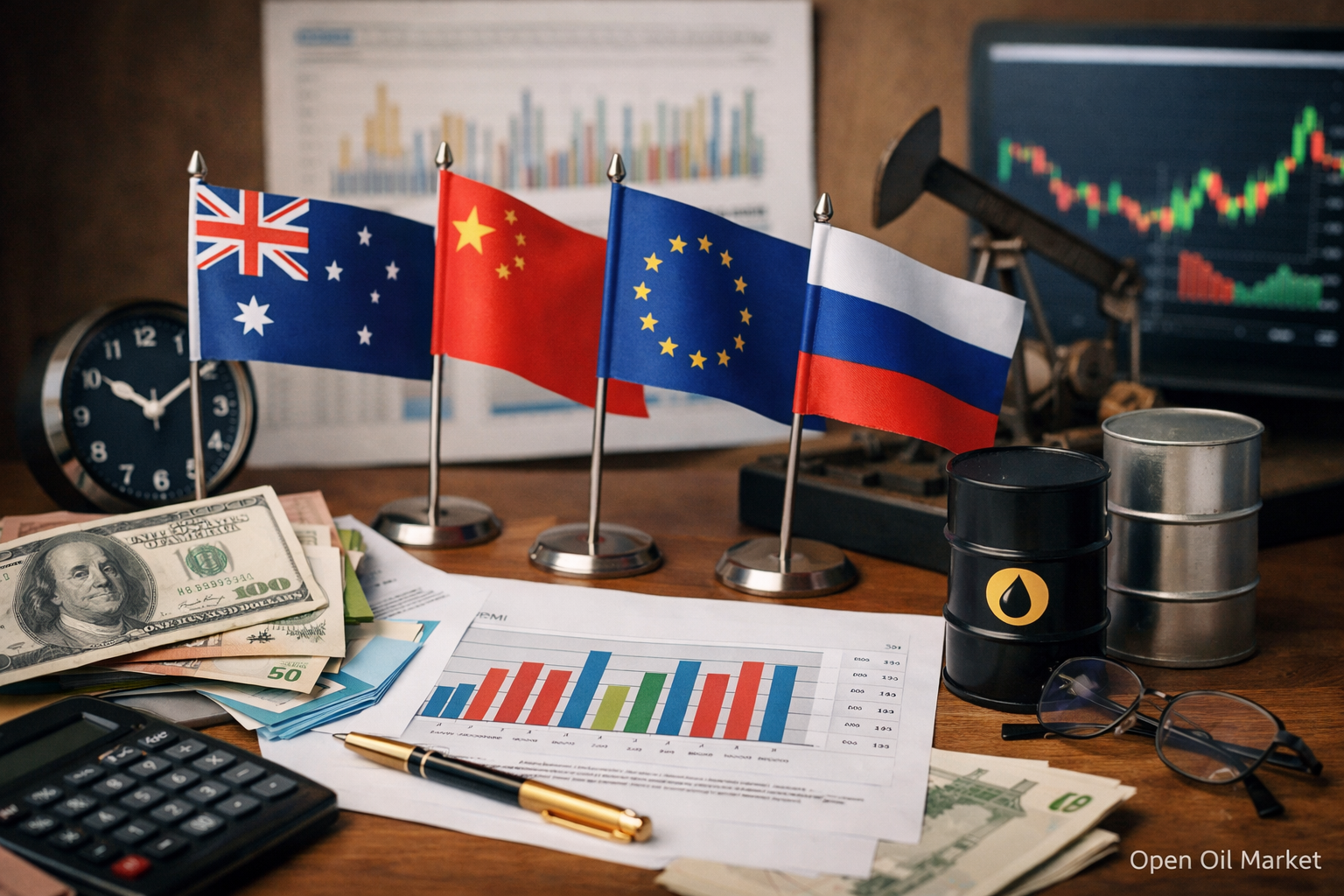 Economische gebeurtenissen en bedrijfsrapporten — 4 maart 2026 S&P 500, Euro Stoxx 50, Nikkei 225 en MOEX