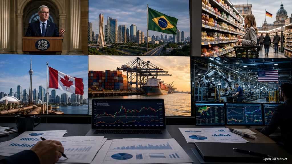 Economische gebeurtenissen en bedrijfsrapporten 29 mei 2026: toespraak van de voorzitter van de Bank van Engeland, BBP van Brazilië en Canada, CPI van Duitsland, handelsbalans van de VS en Chicago PMI