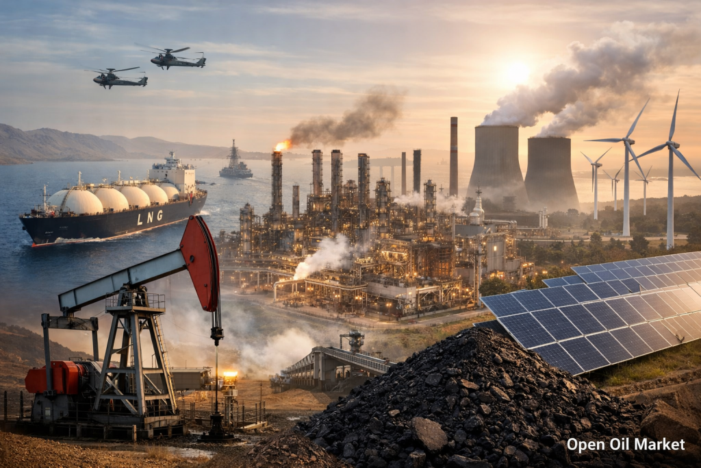 Olie en gas en energie 29 maart 2026, olie- en gasmarkt, LNG, NPZ, elektriciteit en HERN tegen de achtergrond van wereldwijde risico's Open Oil Market