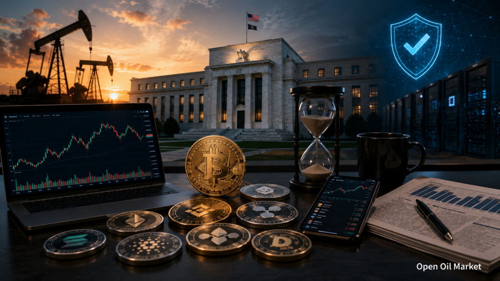 Cryptomarkt 28 juli 2026: bitcoin grafiek op $65.000, stijging Ethereum en marktkapitalisatie $2,4 biljoen