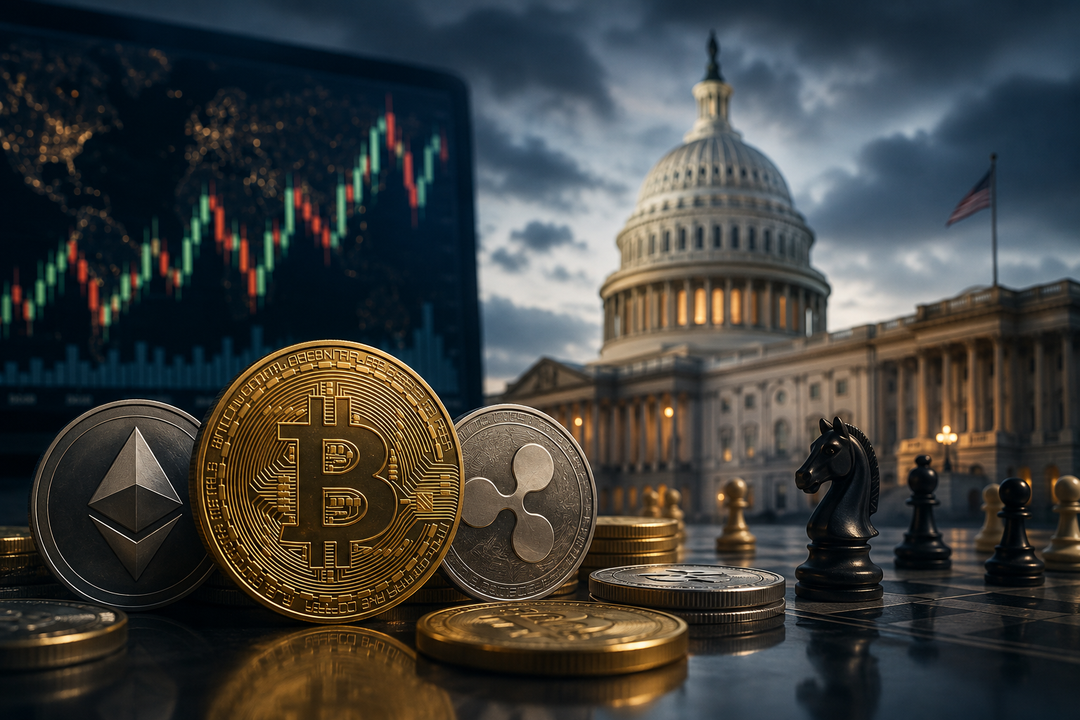 Nieuws over cryptocurrency: vrijdag 7 augustus 2026 – de markt is in afwachting van de stemming van de Amerikaanse Senaat over het CLARITY Act