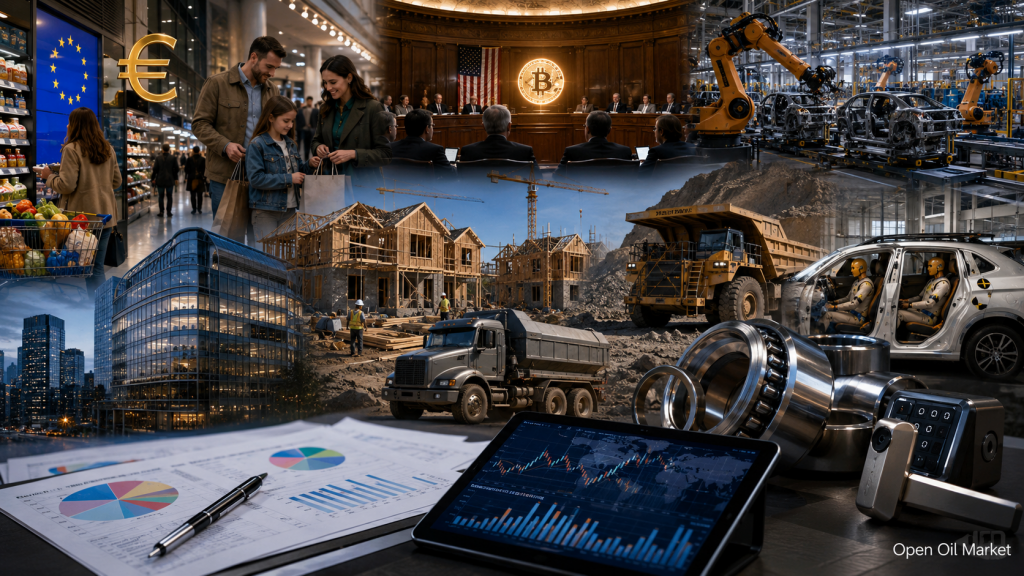 Economische kalender 17 juli 2026: CPI eurozone, woningstarten, industriële productie VS, CLARITY Act en corporate rapporten
