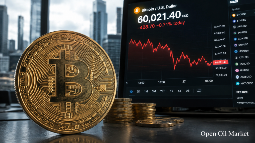 Cryptocurrency nieuws 28 juni 2026: Bitcoin op $60.000, ETF-uitstromen en stablecoins