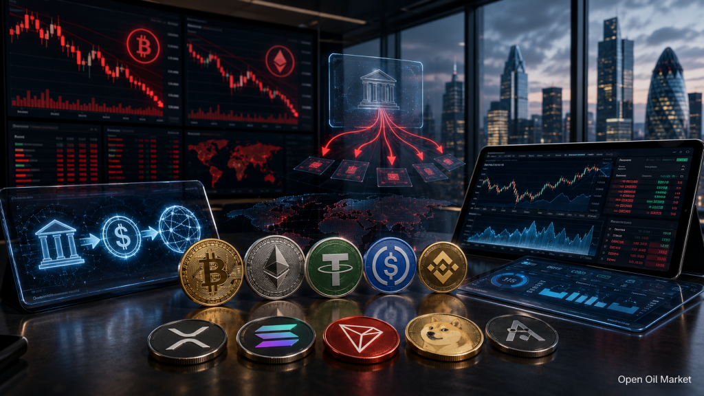 Cryptonieuws 2 juni 2026, Bitcoin en Ethereum onder druk door ETF-uitstromen, stablecoins, gereguleerde derivaten en top 10 digitale activa