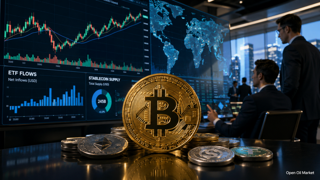 Wereldwijde Cryptocurrency Markt 14 juni 2026: Bitcoin, Ethereum, ETF's, Stablecoins en de Top-10 Digitale Activa