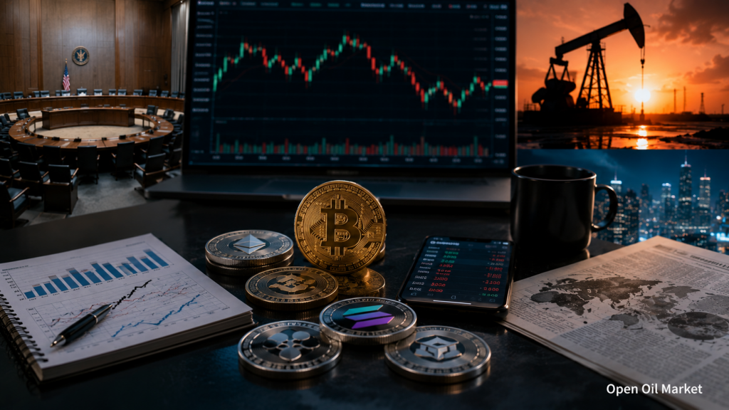 Cryptocurrency Markt 27 juli 2026: Bitcoin $64.000, uitstroom uit ETF's, Fed vergadering en top-10 cryptocurrencies