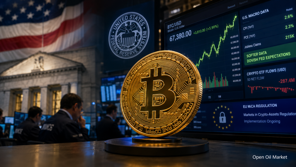 Nieuws over cryptocurrencies, zaterdag, 4 juli 2026: Bitcoin herstelt tegen de verwachtingen van de Federal Reserve, ETF's verliezen kapitaal, en MiCA verandert de spelregels.