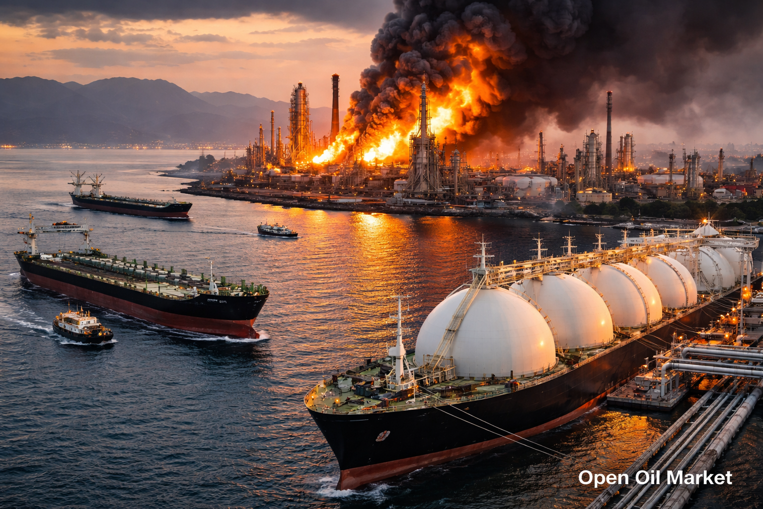 Nieuws olie en gas en energie 19 maart 2026 — stijging Brent-olie, Strait of Hormuz, gas en LNG crisis