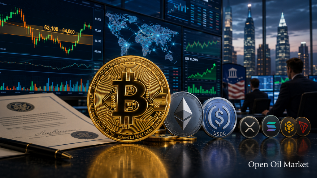 Cryptovalutamarkt op 11 juli 2026: Bitcoin, Ethereum, USDC en institutionele investeringen
