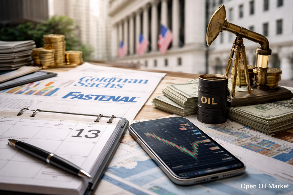 Economische gebeurtenissen en bedrijfsrapporten op maandag, 13 april 2026: start van het rapportseizoen in de VS, OPEC-rapport en signalen voor de wereldmarkten