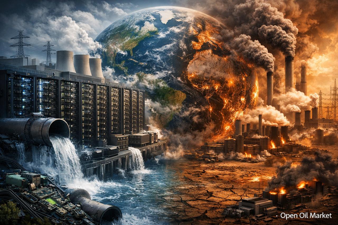 De ecologische prijs van AI: energieverbruik van neurale netwerken, water en investeringsrisico's