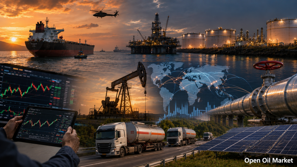 Nieuws olie en gas en energie 26 juli 2026 — prijzen voor Brent-olie, gas TTF, OPEC+, kolen en hernieuwbare energie