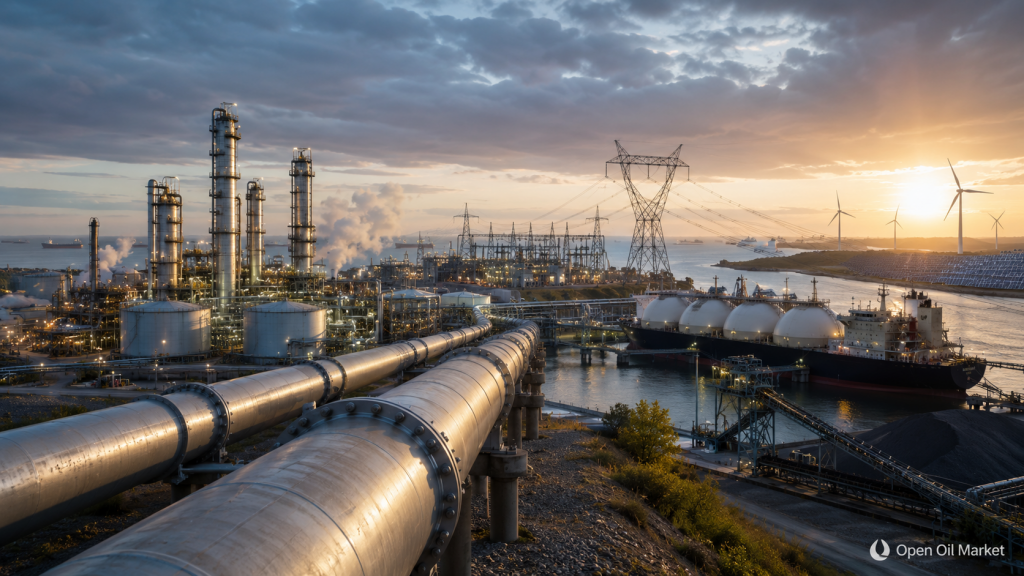 Nieuws over olie, gas en energie 23 mei 2026: olie, gas, LNG, raffinaderij en mondiale brandstof-energiecomplex.