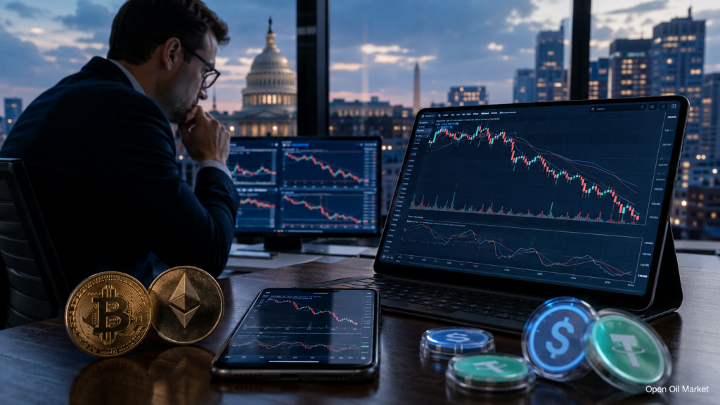 Cryptovaluta nieuws 16 mei 2026: Bitcoin onder druk van rendementen, Clarity Act en regulering van stablecoins