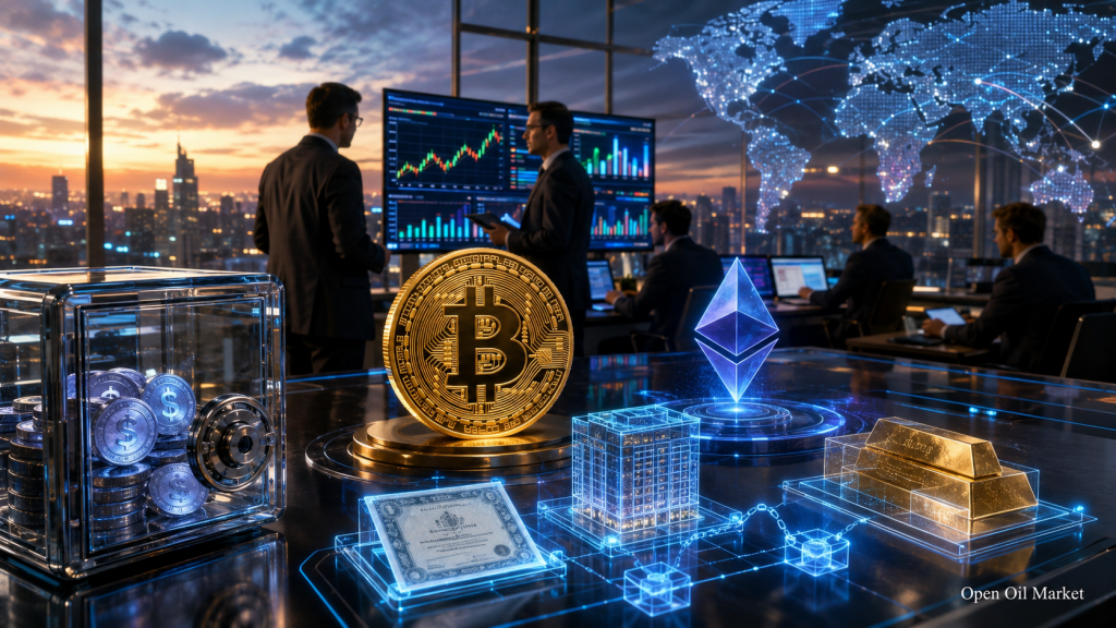 Wereldwijde cryptomarkt 17 juli 2026: Bitcoin, Ethereum, ETF, stablecoins, regelgeving en tokenisatie van reële activa