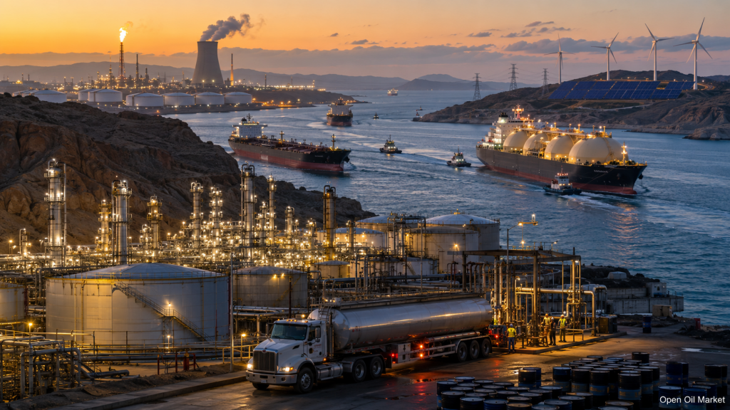 Olie, gas en energie 21 juli 2026: Hormuz, API-voorraden en olieproducten